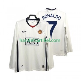Manchester United Ronaldo 7 Premier League 2008 2009 Retro Auswärts Trikotsatz Langarm